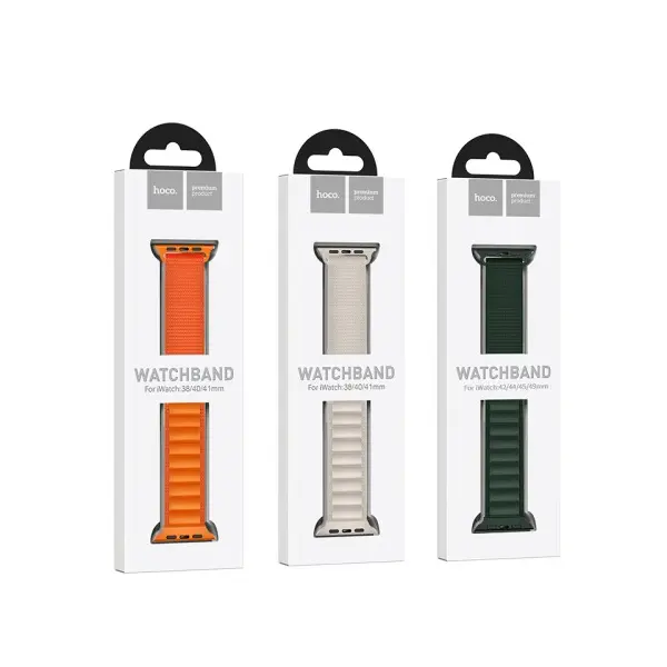 РЕМІНЕЦЬ APPLE WATCH HOCO IWATCH WA20 CLIMBING ALPINE LOOP NYLON STRAP 38-41MM STARLIGHTORANGE