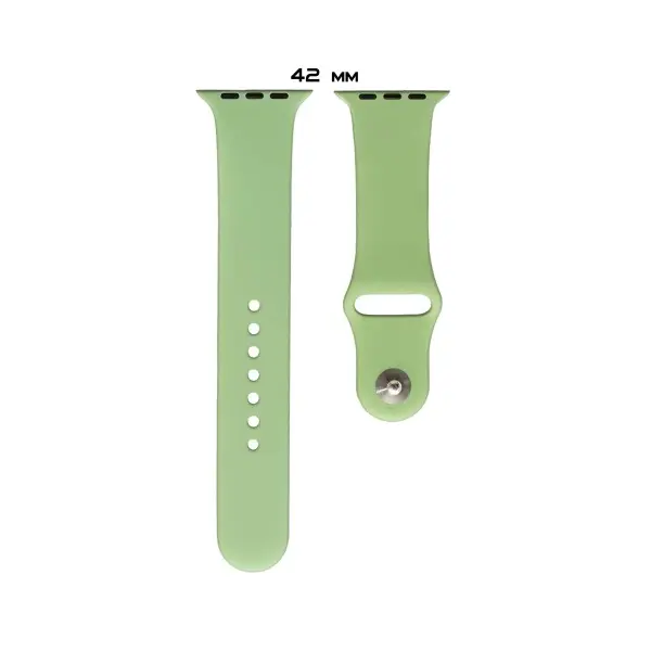 РЕМІНЕЦЬ ДЛЯ APPLE WATCH SILICONE 42, 44MM M (1) ЗЕЛЕНИЙ