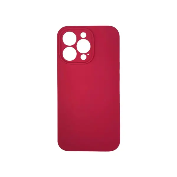 ЧОХОЛ SILICONE CASE FULL CAMERA COPY ДЛЯ IPHONE 13 PRO MAX (36) ROSE ЧЕРВОНИЙ