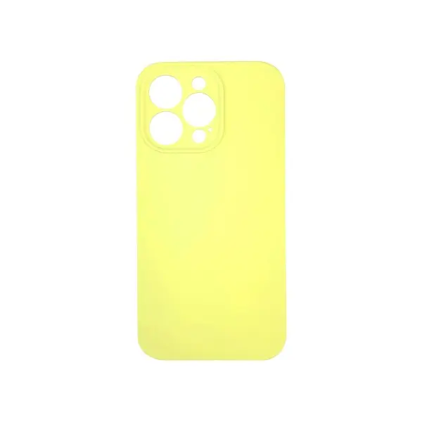 MR4_42924 Чохол silicone case full camera copy для iphone 13 pro max (51) mellow жовтий 