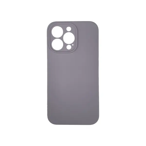 ЧОХОЛ SILICONE CASE FULL CAMERA COPY ДЛЯ IPHONE 13 PRO MAX (46) LAVANDER, СІРИЙ