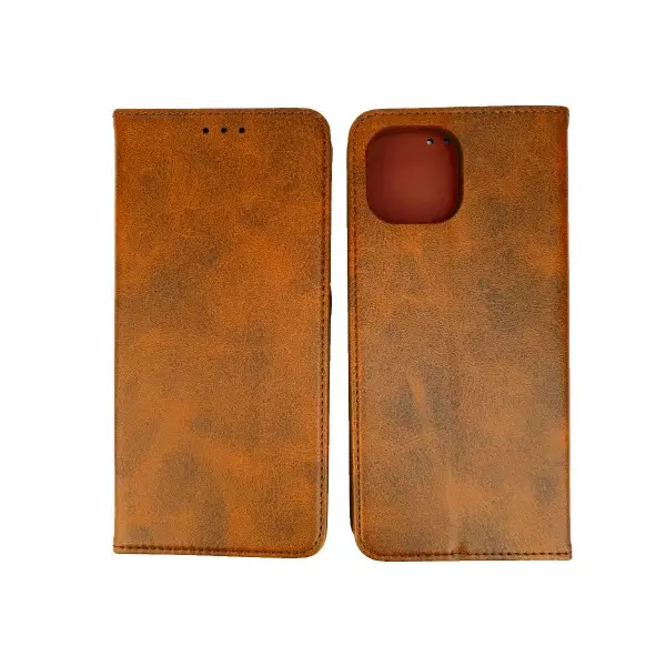 MR4_40766 Чохол-книжка black tpu magnet для samsung a03 (a035) 2021 brown 