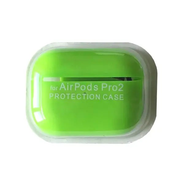 ЧОХОЛ ДЛЯ AIRPODS PRO 2 SILICONE CASE, MICROFIBER PARTY ЗЕЛЕНИЙ