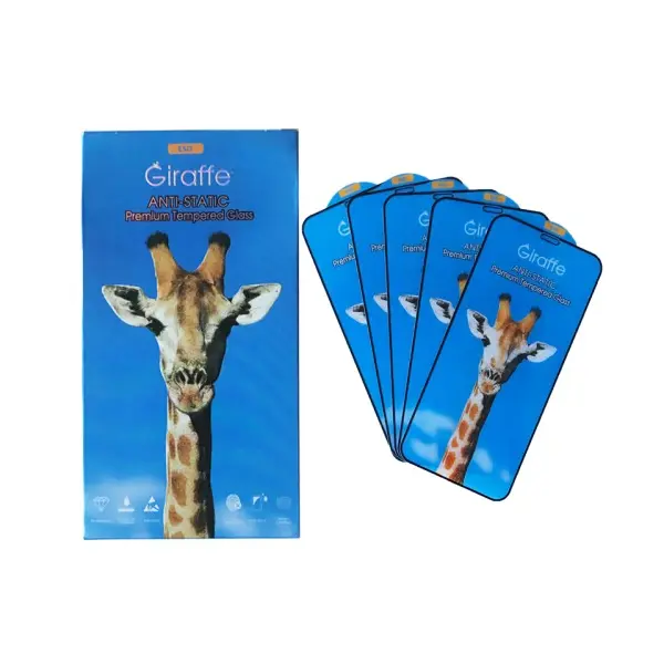 ЗАХИСНЕ СКЛО GIRAFFE ANTI-STATIC GLASS ДЛЯ IPHONE 11, XR, ЧОРНИЙ, (ТЕХ. ПАК), (5ШТ)