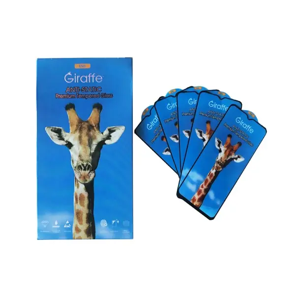 ЗАХИСНЕ СКЛО GIRAFFE ANTI-STATIC GLASS ДЛЯ SAMSUNG A13 4G (A135), A13 (A137), ЧОРНИЙ, (ТЕХ. ПАК), (5ШТ)