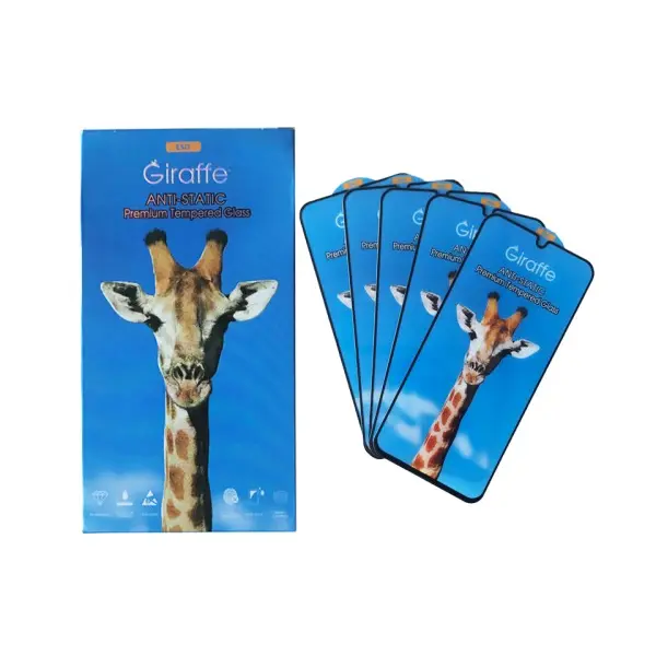 ЗАХИСНЕ СКЛО GIRAFFE ANTI-STATIC GLASS ДЛЯ SAMSUNG A20, A30, A30S, A50, A50S, M10S, M21, M30S, M31, ЧОРНИЙ ТЕХ УПАК (5ШТ)