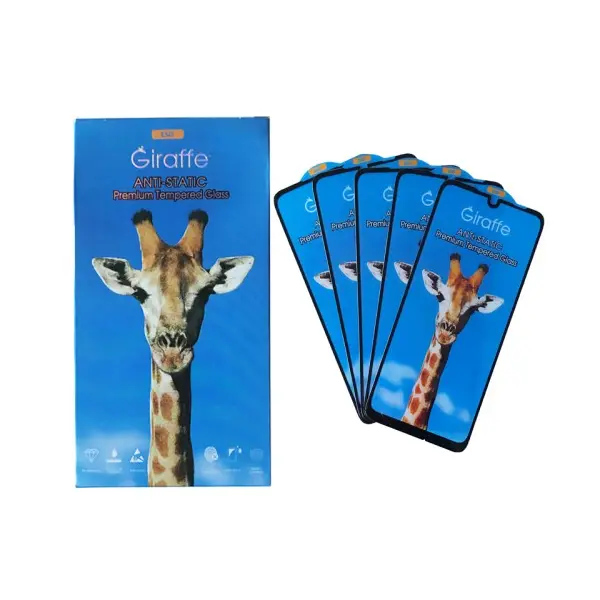 MR4_39375 Захисне скло giraffe anti-static glass для redmi note 7, чорний, (тех. пак), (5шт) 