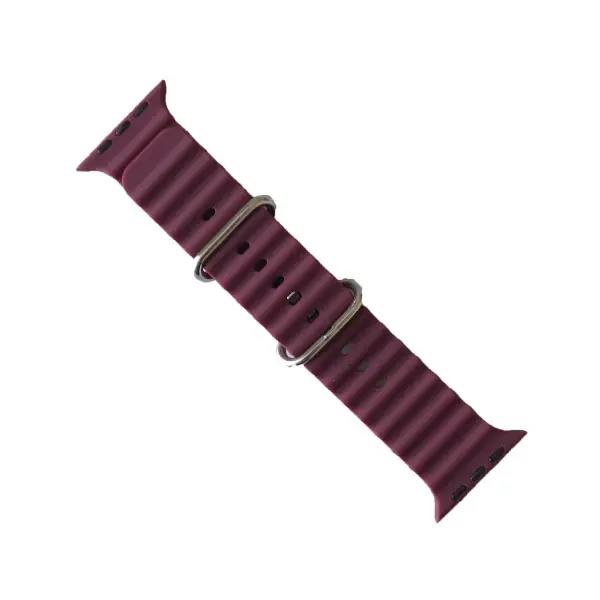 РЕМІНЕЦЬ OCEAN BAND ДЛЯ APPLE WATCH 38, 40, 41 WINE ЧЕРВОНИЙ