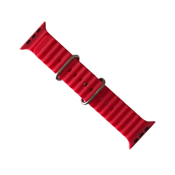 MR4_39469 Ремінець ocean band для apple watch 38, 40, 41 червоний 