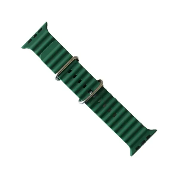 MR4_39490 Ремінець ocean band для apple watch 42, 44, 45, 49 alfa grass 