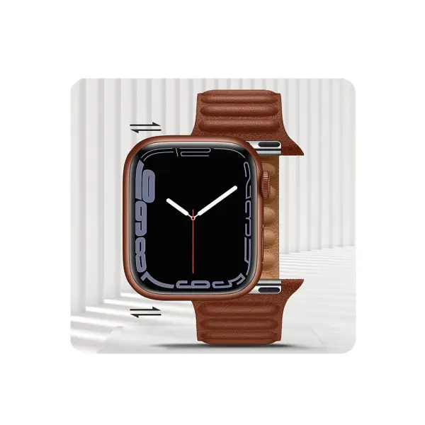 РЕМІНЕЦЬ APPLE WATCH HOCO IWATCH WA23 ORIGINAL LEATHER CHAIN MAGNETIC STRAP 38-41MM KLEIN СИНІЙ