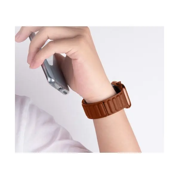 РЕМІНЕЦЬ APPLE WATCH HOCO IWATCH WA23 ORIGINAL LEATHER CHAIN MAGNETIC STRAP 38-41MM KLEIN СИНІЙ
