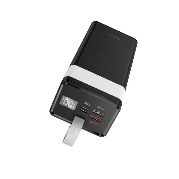 MR4_40731 Зовнішній акумулятор power bank hoco j86 powermaster fully compatible pd20w, qc, lcd, lamp 40 000mah, чорний 