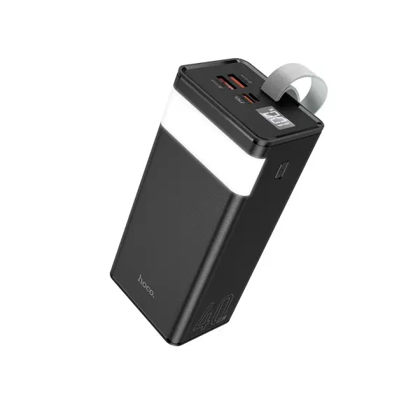 MR4_40731 Зовнішній акумулятор power bank hoco j86 powermaster fully compatible pd20w, qc, lcd, lamp 40 000mah, чорний 