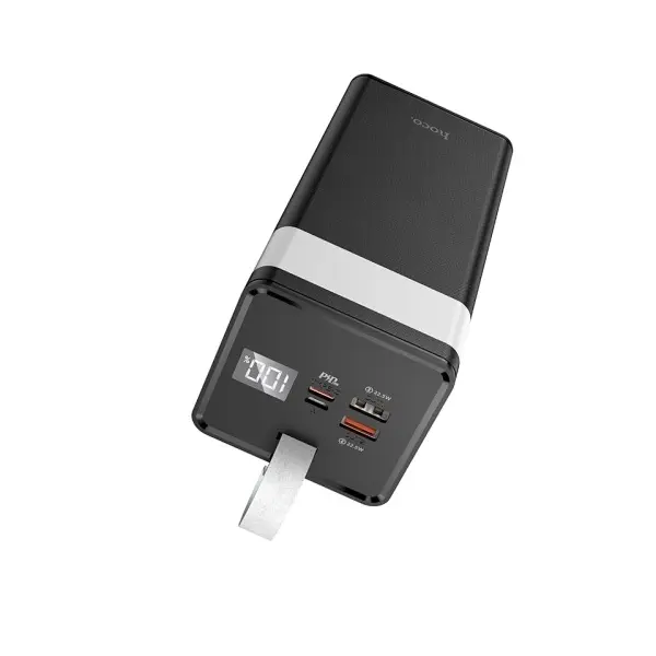 MR4_40733 Зовнішній акумулятор power bank hoco j86a powermaster fully compatible pd20w, qc, lcd, lamp 50 000mah, чорний 
