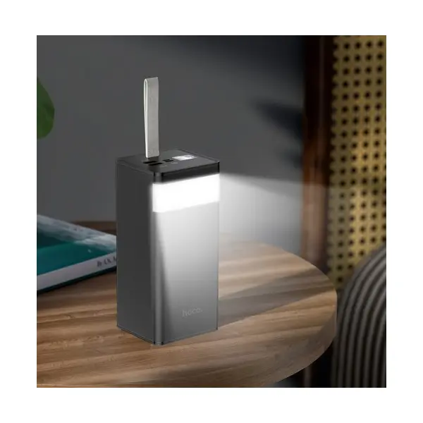 MR4_40733 Зовнішній акумулятор power bank hoco j86a powermaster fully compatible pd20w, qc, lcd, lamp 50 000mah, чорний 