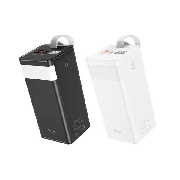 MR4_40733 Зовнішній акумулятор power bank hoco j86a powermaster fully compatible pd20w, qc, lcd, lamp 50 000mah, чорний 