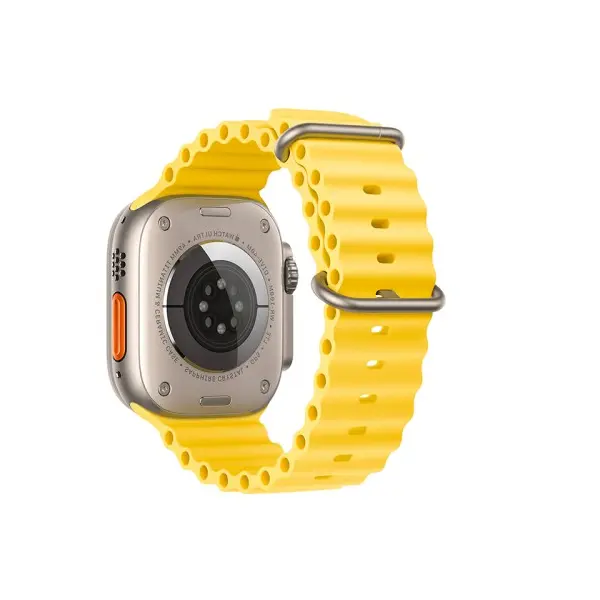РЕМІНЕЦЬ APPLE WATCH HOCO IWATCH WA12 ORIGINAL MARINE 2-BUCKLE SILICONE 38-41MM ЖОВТИЙ