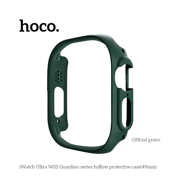 БАМПЕР ДЛЯ APPLE WATCH HOCO IWATCH ULTRA WS5 GUARDIAN HOLLOW PROTECTIVE CASE (49MM) OFFICIAL ЗЕЛЕНИЙ