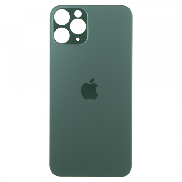 MR1_84880 Задня кришка для iphone 11 pro midnight зелений (великий виріз під камеру) PRC