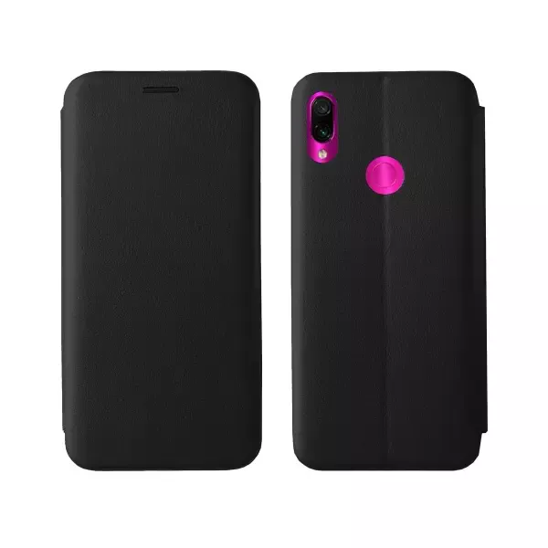 MR4_41837 Чохол-книжка level для redmi 7, чорний 