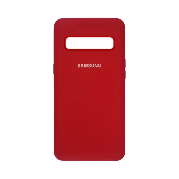 ЧОХОЛ SILICONE CASE FULL ДЛЯ SAMSUNG S10 PLUS ЧЕРВОНИЙ
