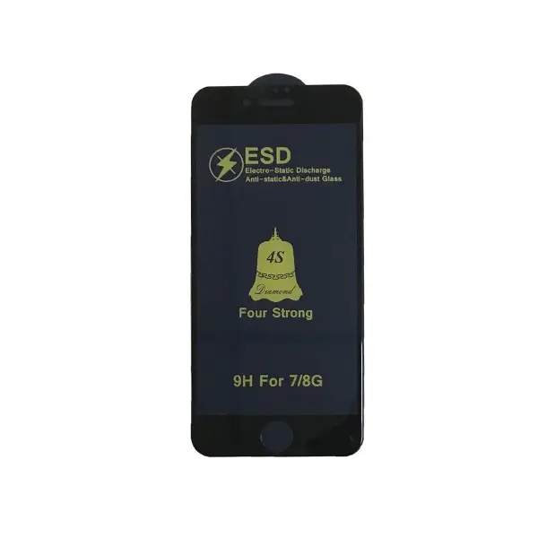 ЗАХИСНЕ СКЛО ESD 4S ANTI-STATIC ДЛЯ IPHONE 7, 8, ЧОРНИЙ (ТЕХ. ПАК)