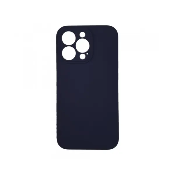 ЧОХОЛ SILICONE CASE FULL CAMERA COPY ДЛЯ IPHONE 14 PRO MAX (8) MIDNIGHT СИНІЙ