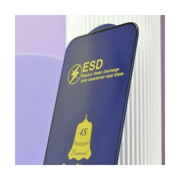 ЗАХИСНЕ СКЛО ESD 4S ANTI-STATIC ДЛЯ IPHONE 12 PRO MAX, ЧОРНИЙ (ТЕХ. ПАК)