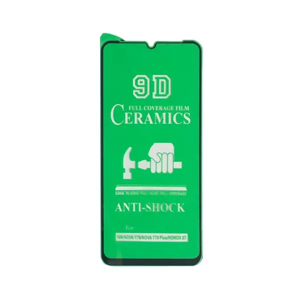 ЗАХИСНЕ СКЛО CERAMIC ДЛЯ SAMSUNG A05, M05, ЧОРНИЙ (ТЕХ. ПАК)