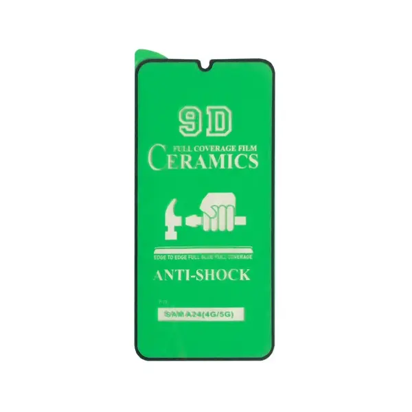 MR4_51027 Захисне скло ceramic для samsung a15, a25, m15, чорний (тех. пак) 