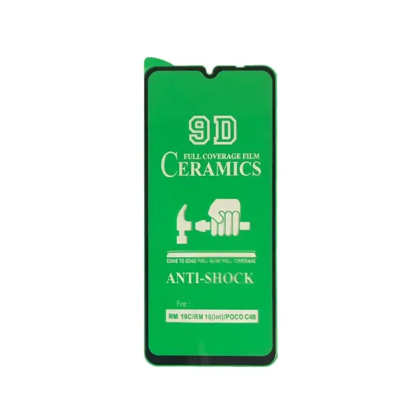 ЗАХИСНЕ СКЛО CERAMIC ДЛЯ REDMI A3, XIAOMI POCO C61, ЧОРНИЙ (ТЕХ. ПАК)
