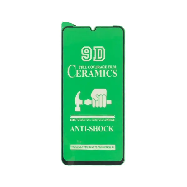 ЗАХИСНЕ СКЛО CERAMIC ДЛЯ REDMI 13C, POCO C65, POCO M6 5G, ЧОРНИЙ (ТЕХ. ПАК)