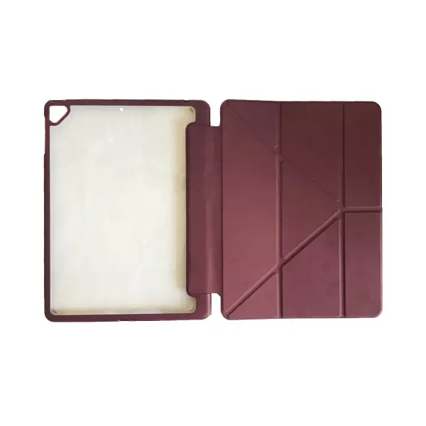 MR4_51080 Чохол smart case clear stylus для apple ipad air, air2, pro 9.7, 2017, 2018 dark червоний 