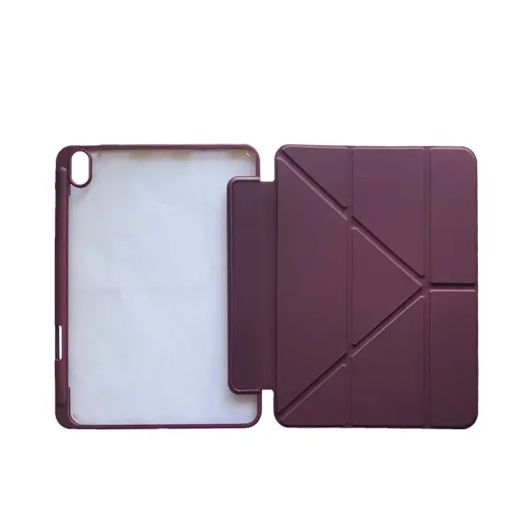 ЧОХОЛ SMART CASE CLEAR STYLUS ДЛЯ APPLE IPAD AIR 4 10.9, AIR 5 10.9 DARK ЧЕРВОНИЙ
