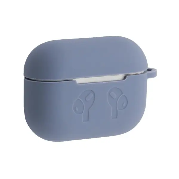 MR4_51253 Чохол для airpods pro силіконовий logo 2in1 (+ карабин) (тех. пак) lavander 