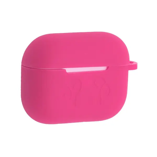 MR4_51264 Чохол для airpods pro 2 силіконовий logo 2in1 (+ карабин) (тех. пак) hot рожевий 
