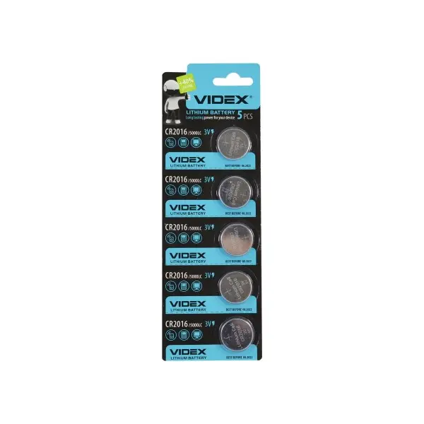 MR4_46833 Батарейка videx 2016 blister 5 