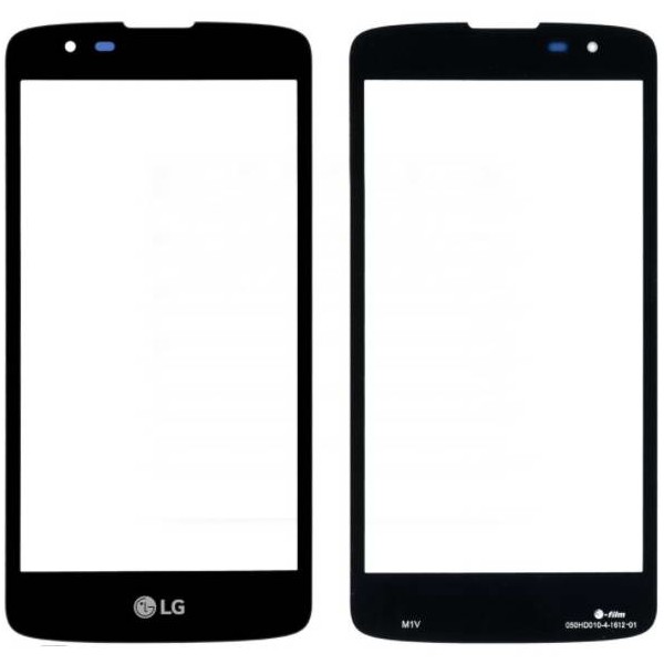 MR1_85614 Скло дисплея для переклеювання lg k8 k350e, чорний, original prc PRC