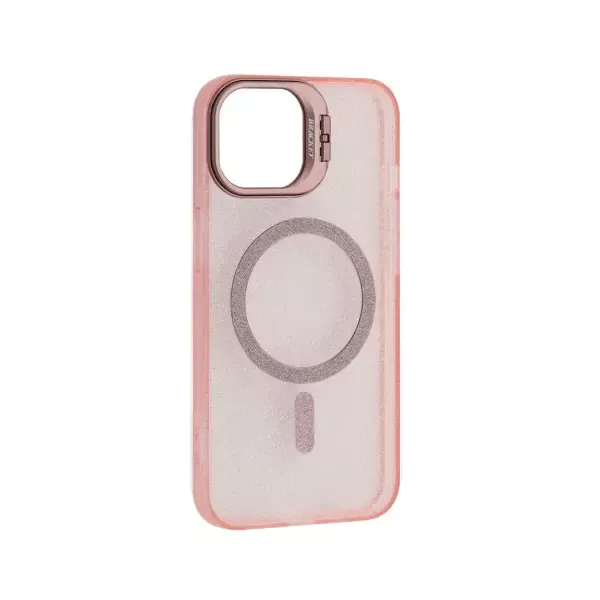 MR4_51287 Чохол pro crystalshine fortable magsafe для iphone 12 pro max рожевий 