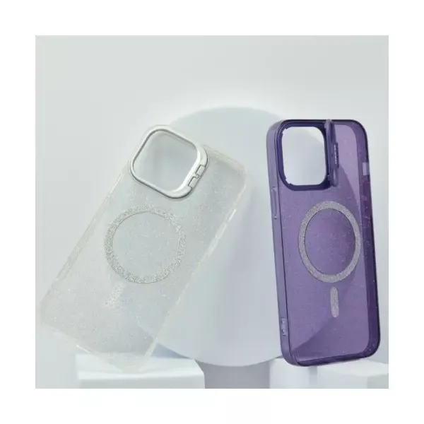 MR4_51302 Чохол pro crystalshine fortable magsafe для iphone 13 pro max рожевий 
