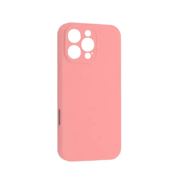 ЧОХОЛ SILICONE CASE FULL CAMERA COPY ДЛЯ IPHONE 16 PRO (6) LIGHT РОЖЕВИЙ