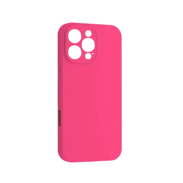 ЧОХОЛ SILICONE CASE FULL CAMERA COPY ДЛЯ IPHONE 16 PRO (47) HOT РОЖЕВИЙ
