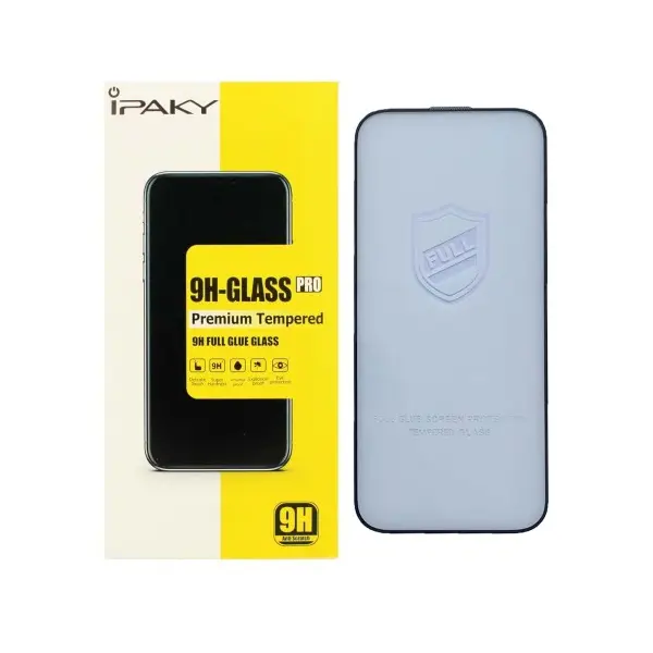 MR4_54042 Захисне скло ipaky для iphone 16 plus, 15 plus, чорний 