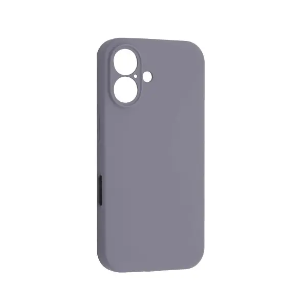 ЧОХОЛ SILICONE CASE FULL CAMERA COPY ДЛЯ IPHONE 16 (46) LAVANDER, СІРИЙ