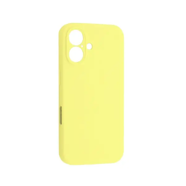 ЧОХОЛ SILICONE CASE FULL CAMERA COPY ДЛЯ IPHONE 16 (51) MELLOW ЖОВТИЙ