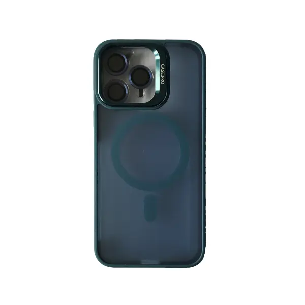 ЧОХОЛ CASE PRO MATTE FORTABLE CAMERA LENS MAGSAFE ДЛЯ IPHONE 16 PRO DARK СИНІЙ