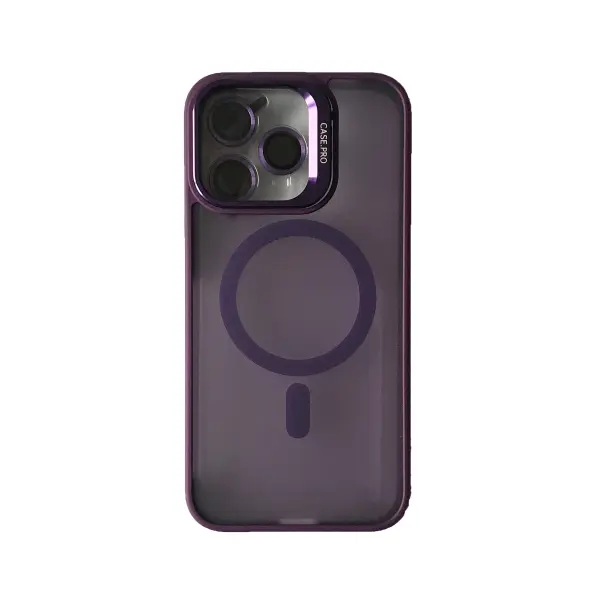 ЧОХОЛ CASE PRO MATTE FORTABLE CAMERA LENS MAGSAFE ДЛЯ IPHONE 16 PRO DEEP ПУРПУРОВИЙ