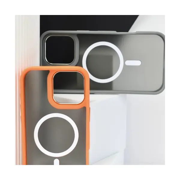 MR4_52475 Чохол new matte magsafe для iphone 15 pro dark синій PRC