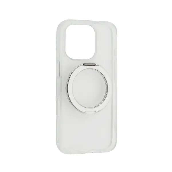 MR4_52868 Чохол rock crystal rotating with magnetic (foldable bracket) для iphone 16 pro max transparent 